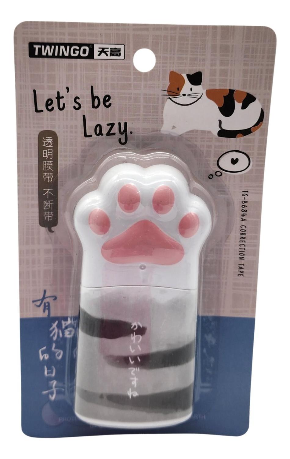 CORRECTOR CINTA DISEÑO PATITA DE GATO KAWAII CUTE DISEÑO 2 - 2