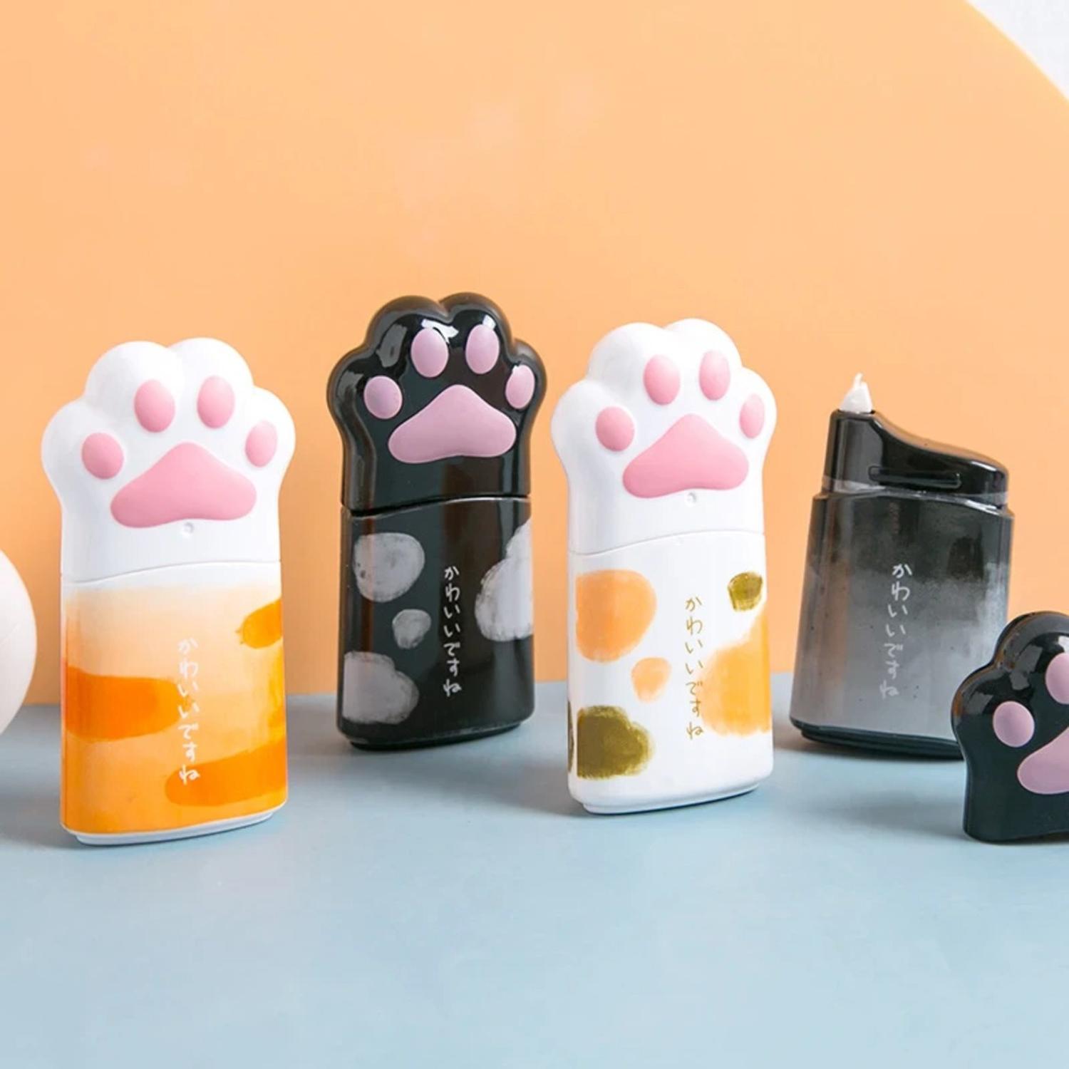 CORRECTOR CINTA DISEÑO PATITA DE GATO KAWAII CUTE DISEÑO 5 - 3