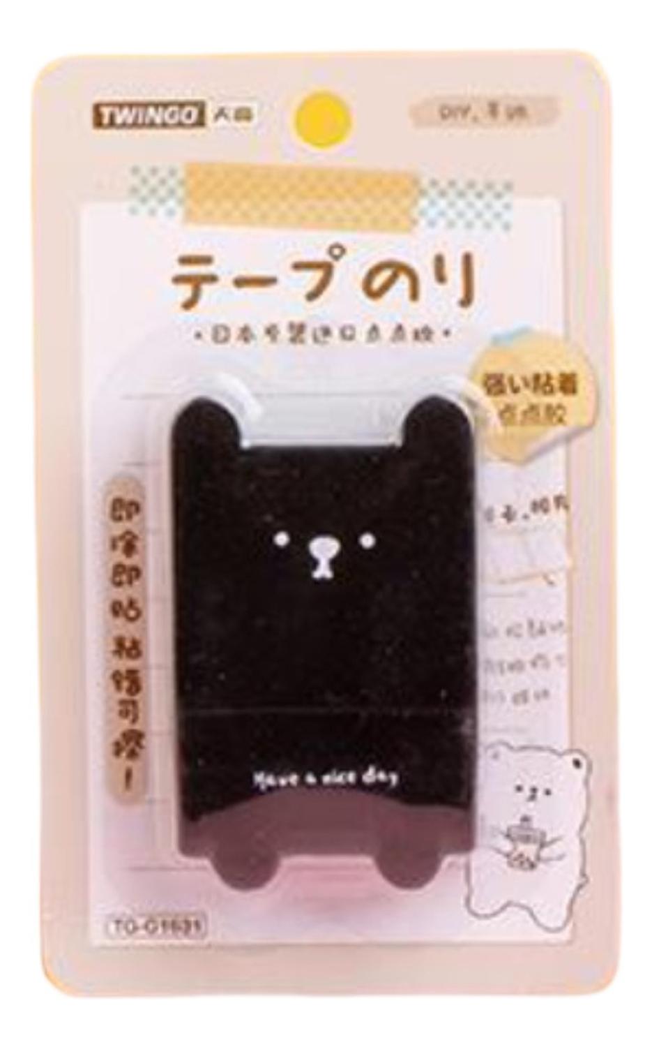 PEGAMENTO EN CINTA ESTILO CORRECTOR DISEÑO KAWAII CUTE OSITO - 1