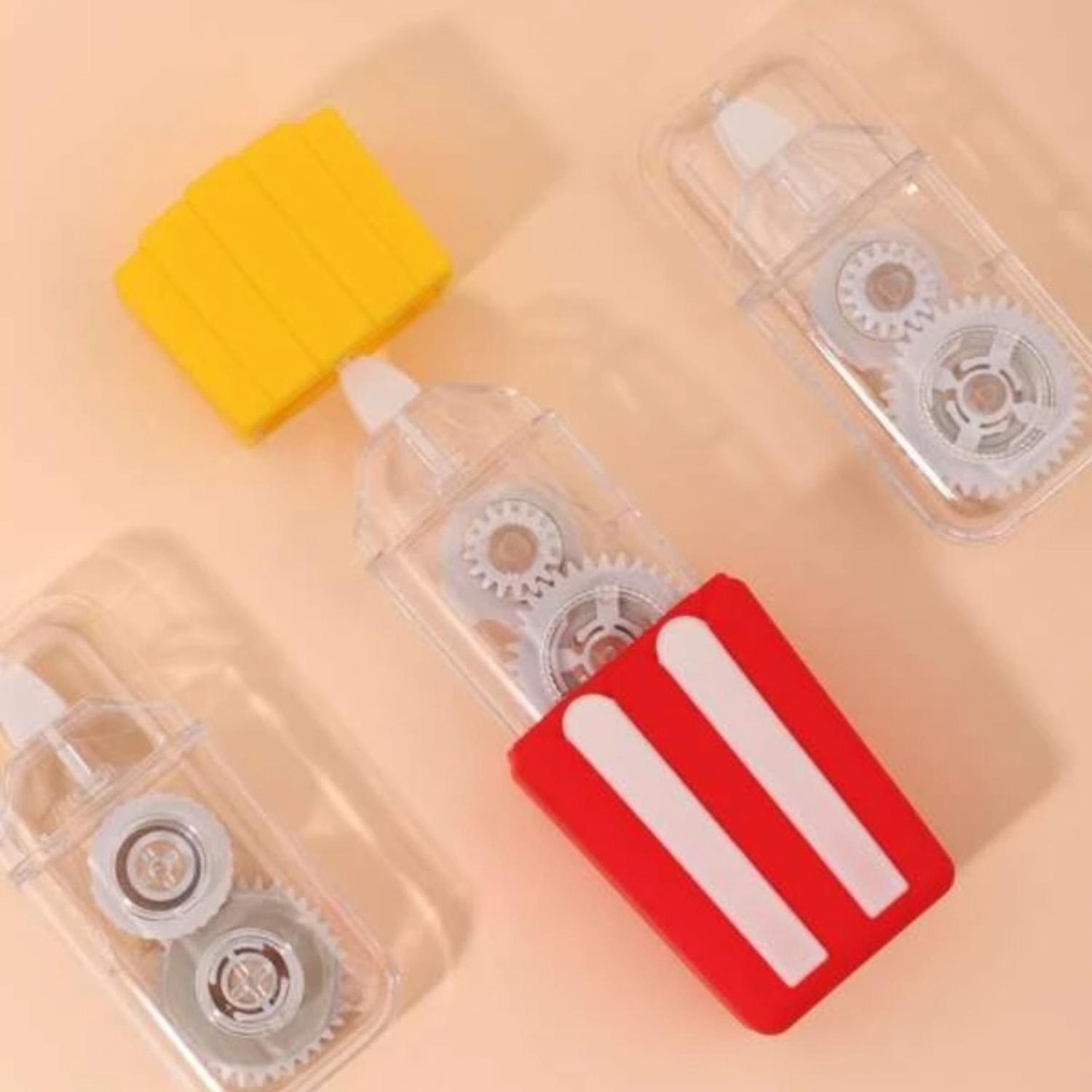 CORRECTOR EN CINTA FLIP DISEÑOS VARIADOS KAWAII CON 2 REPUESTOS TAMAÑO UNICO PAPAS FRITAS - 6