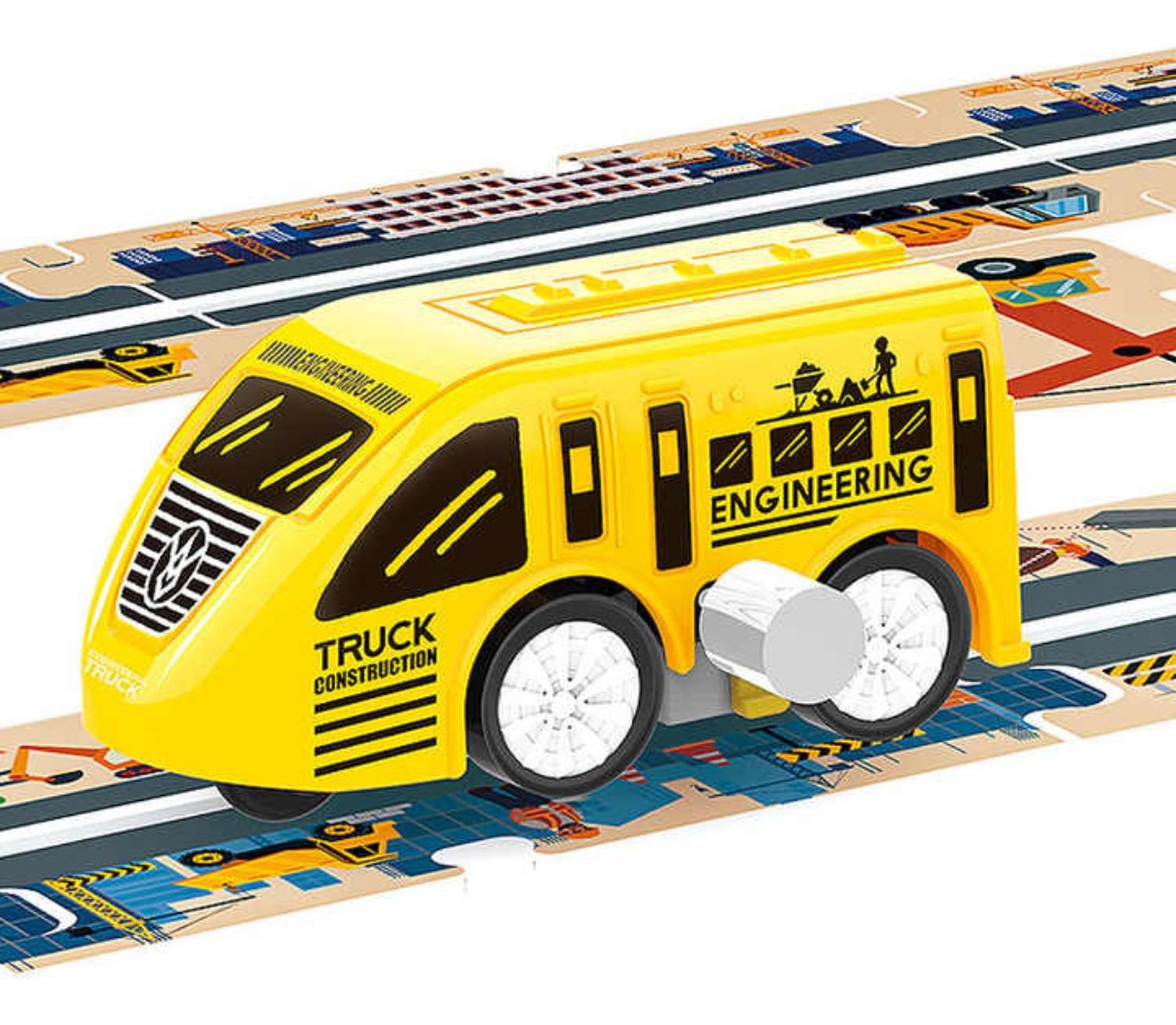 JUGUETE 44 PIEZAS PISTA AUTOS PUZZLE INFINITAS FORMAS - 5