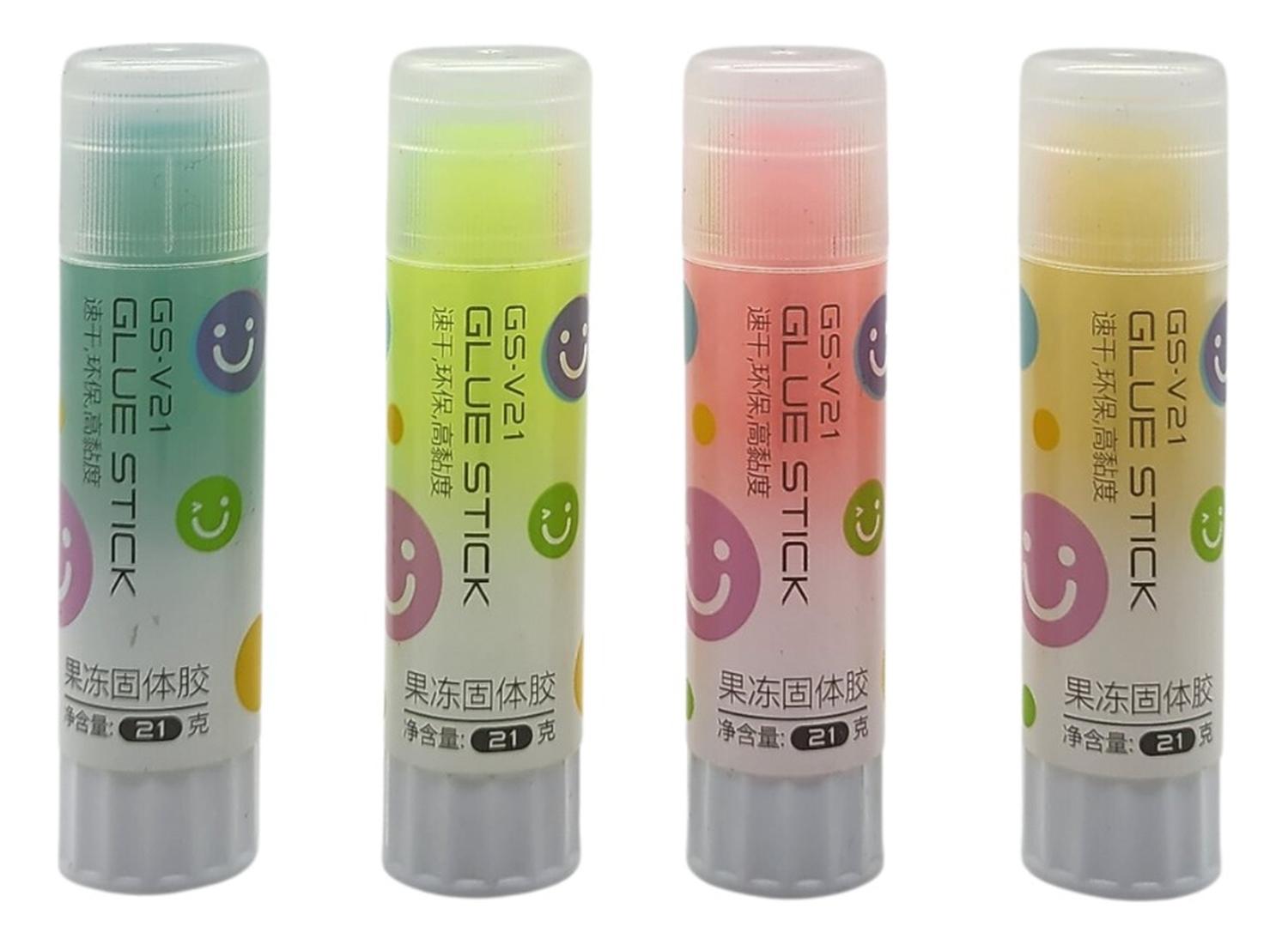 PEGAMENTO EN BARRA ESCOLAR COLORES FLUOR VARIADO TAMAÑO TAMANO UNICO CELESTE - 1