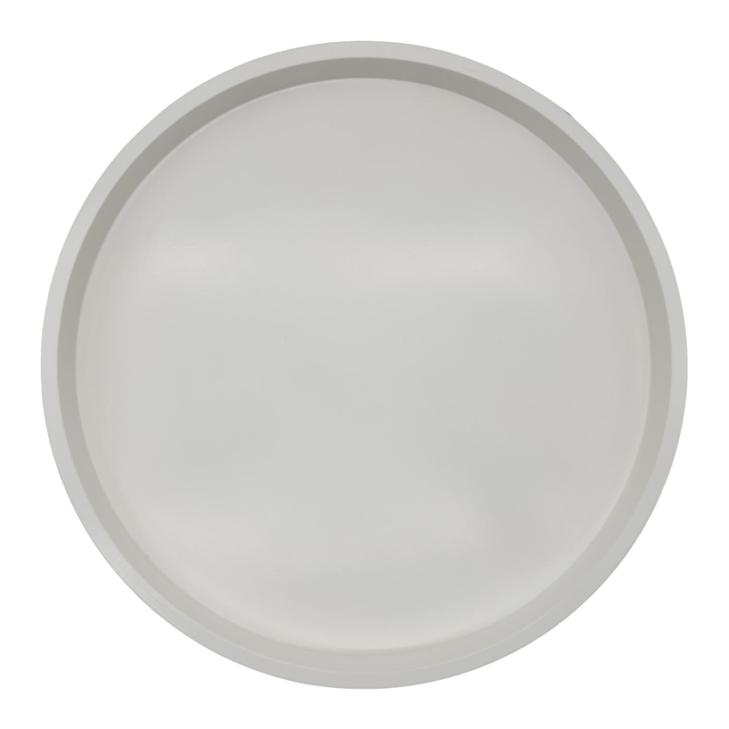 MESA CENTRO REDONDA LATERAL SALON BLANCO - 7