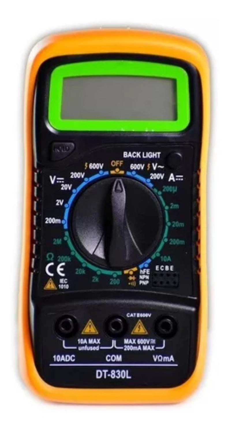 MULTITESTER DIGITAL AMPERIMETRO VOLTIMETRO MULTIMETRO - 2