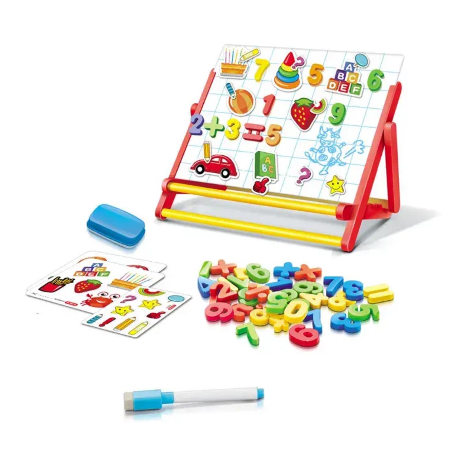 PIZARRA MAGNÉTICA INFANTIL DIBUJAR TABLERO DIBUJO FLIP - 2