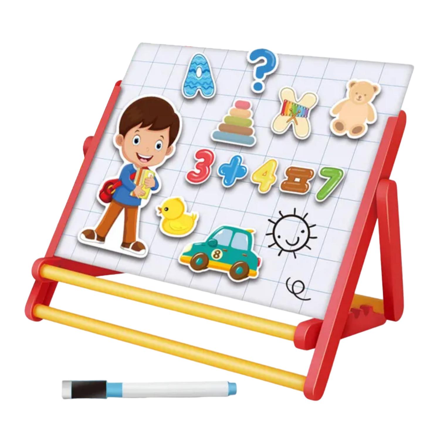 PIZARRA MAGNÉTICA INFANTIL DIBUJAR TABLERO DIBUJO FLIP - 3