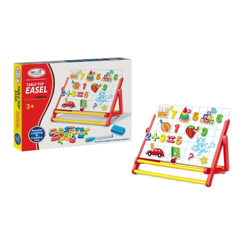 PIZARRA MAGNÉTICA INFANTIL DIBUJAR TABLERO DIBUJO FLIP - 4