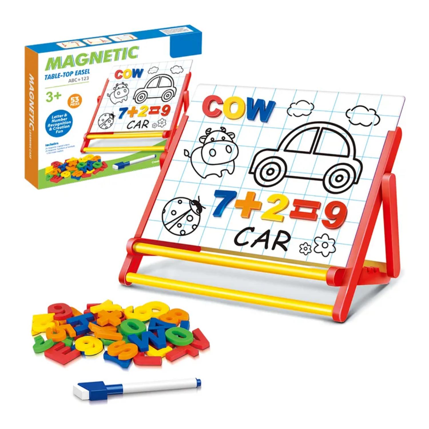 PIZARRA MAGNÉTICA INFANTIL DIBUJAR TABLERO DIBUJO FLIP - 5