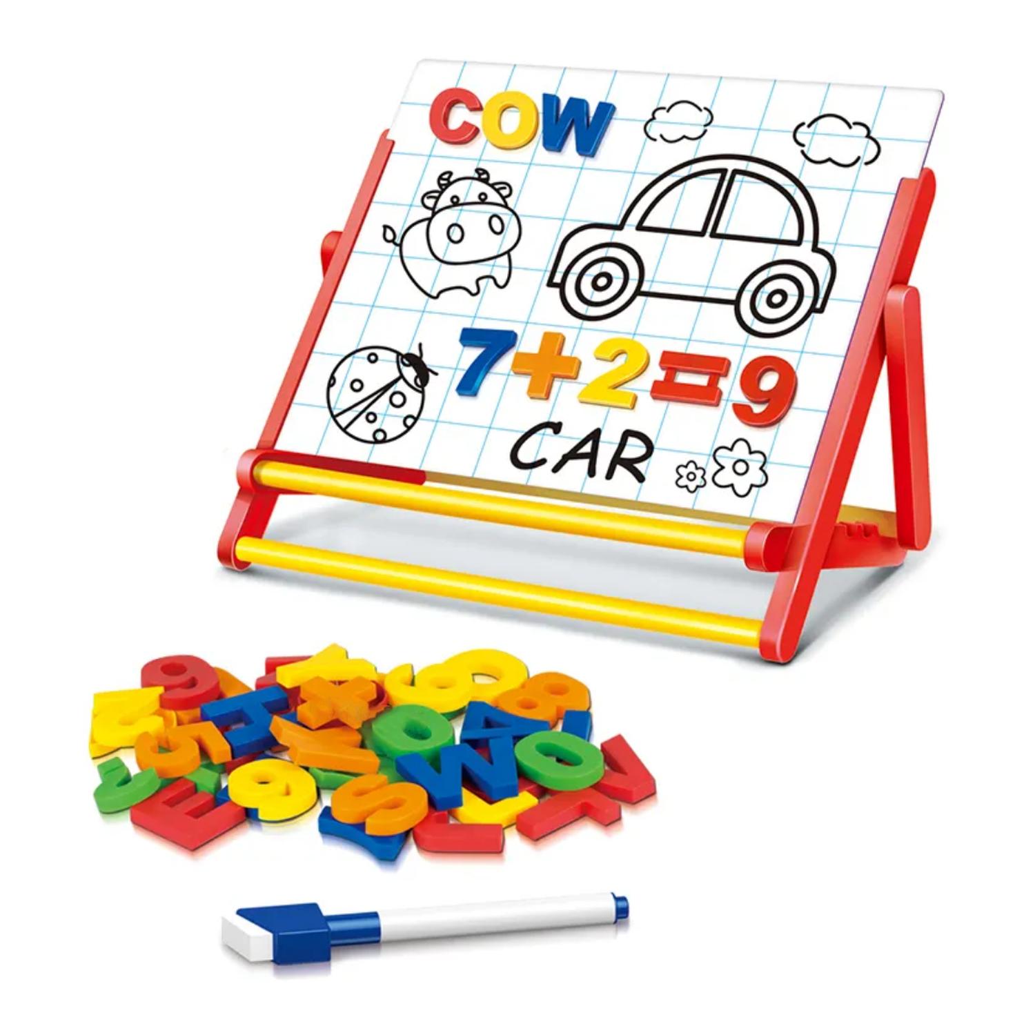 PIZARRA MAGNÉTICA INFANTIL DIBUJAR TABLERO DIBUJO FLIP - 7