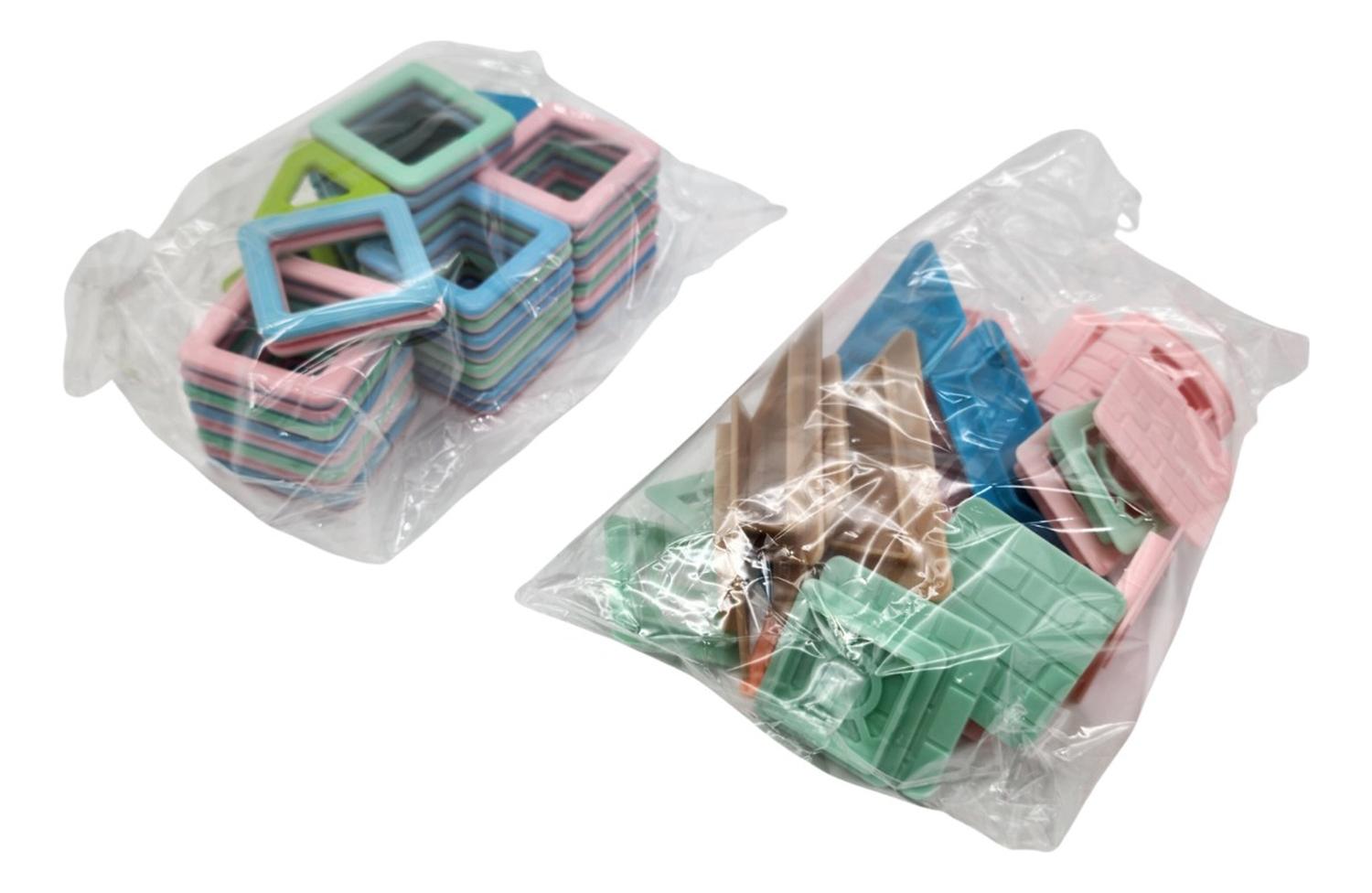SET DE CONSTRUCCION MAGNETICO PIEZAS MAGNETICAS 74 PIEZAS - 3