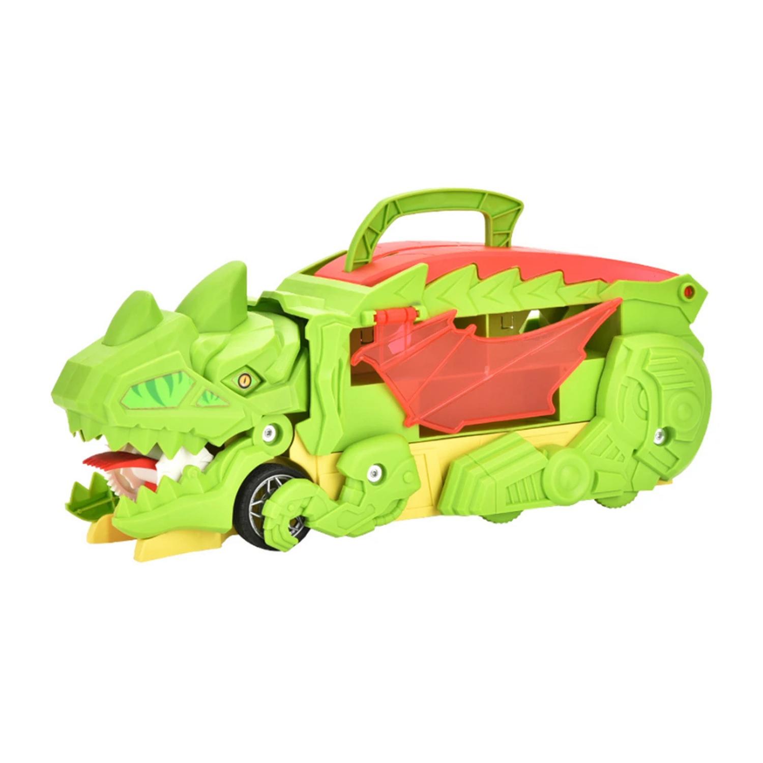 CAMION DE CARGA MALETIN TRANSPORTADOR DE DINOSAURIOS JUGUETE - 3