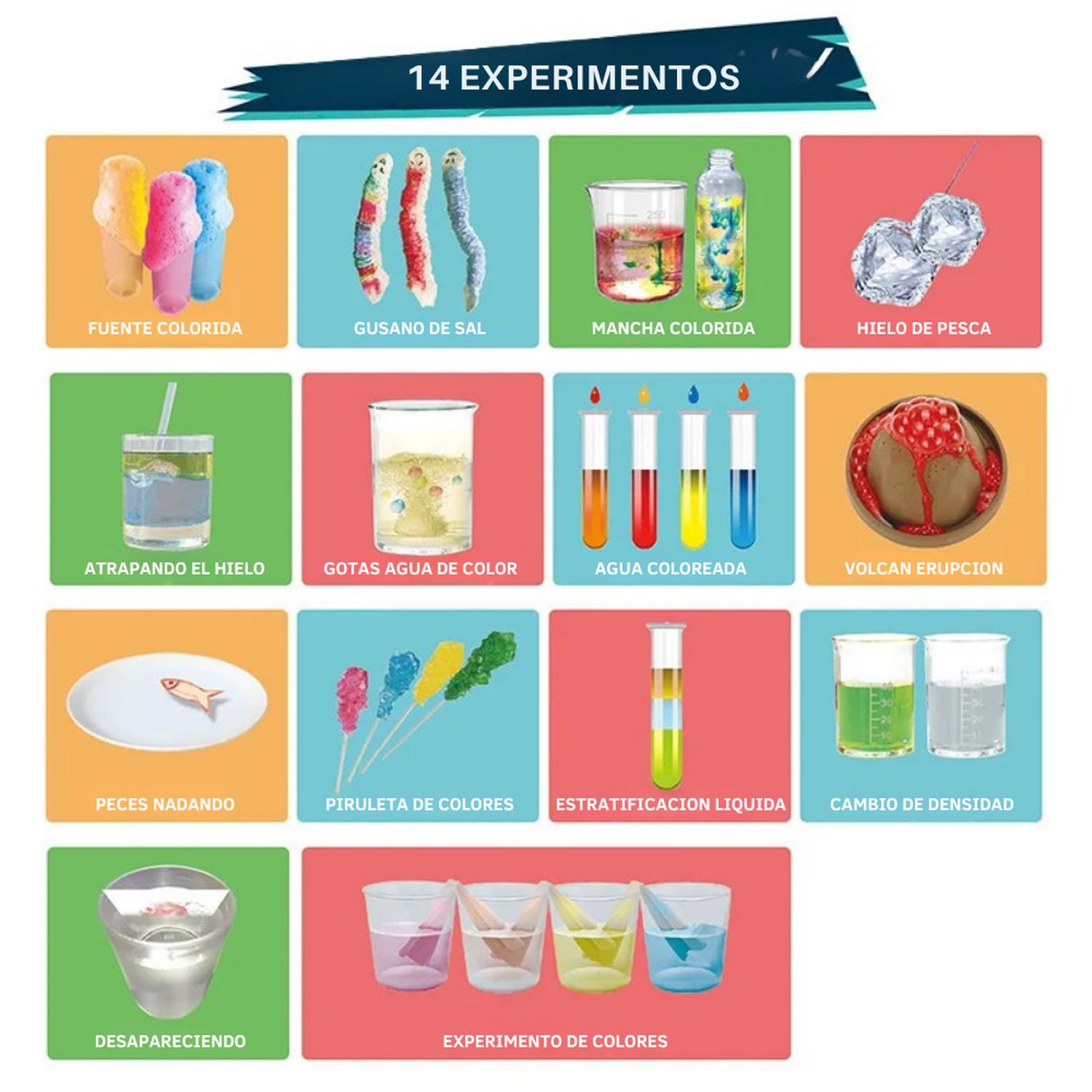 KIT EXPERIMENTOS DE CIENCIAS MAGICOS JUGUETE EDUCATIVO - 6
