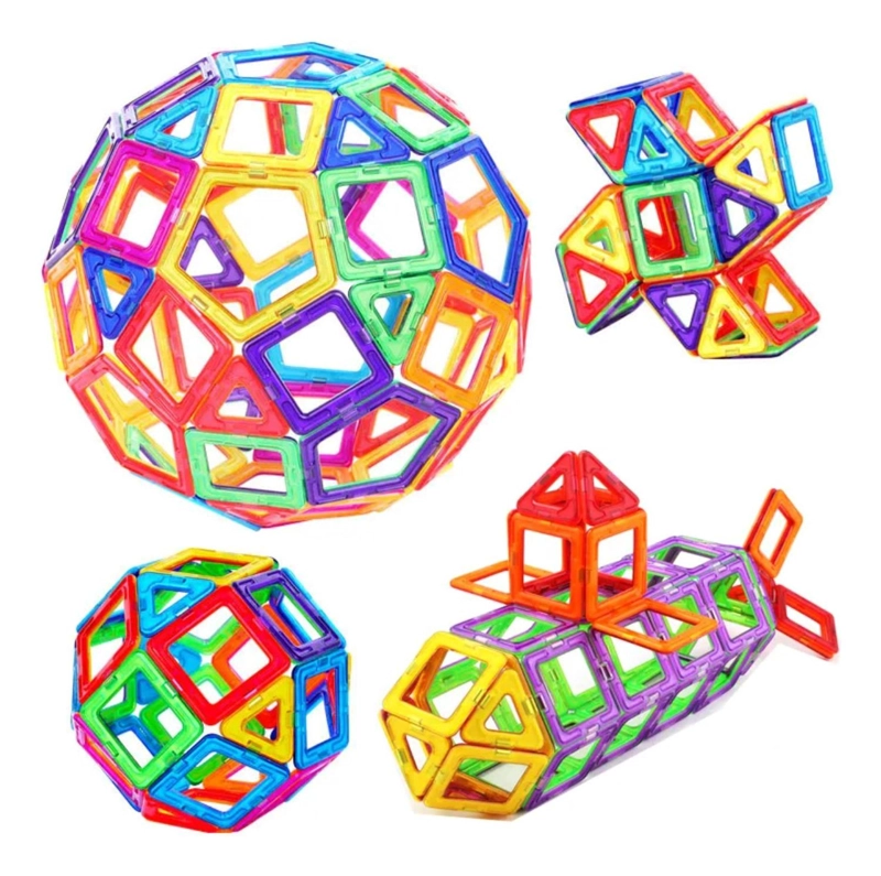 SET DE CONSTRUCCION MAGNETICO PIEZAS MAGNETICAS 64 PIEZAS - 2