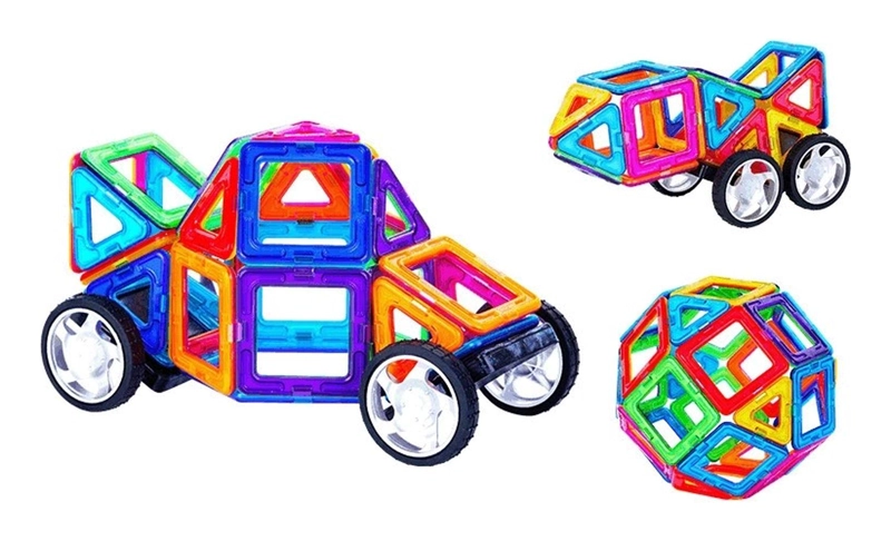 SET DE CONSTRUCCION MAGNETICO PIEZAS MAGNETICAS 64 PIEZAS - 4