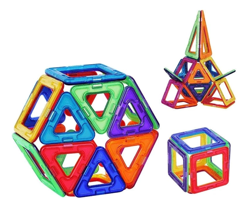 SET DE CONSTRUCCION MAGNETICO PIEZAS MAGNETICAS 64 PIEZAS - 6