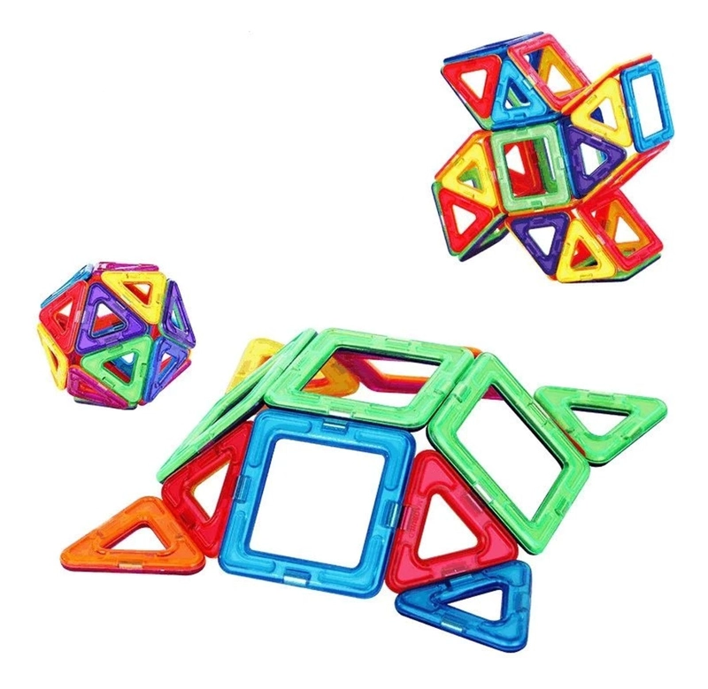 SET DE CONSTRUCCION MAGNETICO PIEZAS MAGNETICAS 64 PIEZAS - 7