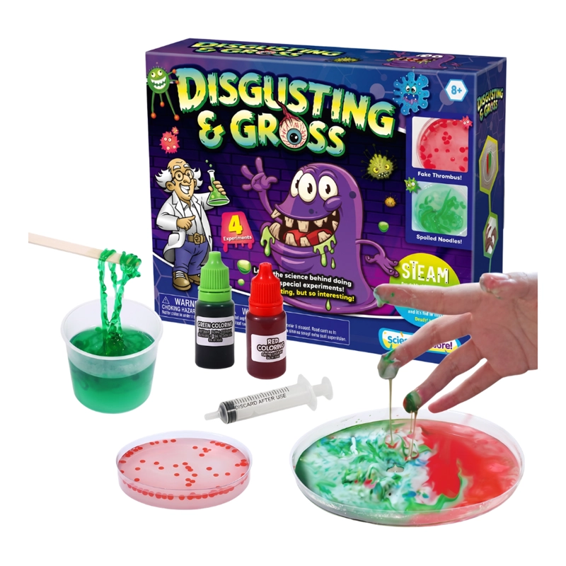 KIT DE CIENCIA EXPERIMENTO BACTERIA SLIME JUGUETE EDUCATIVO - 1