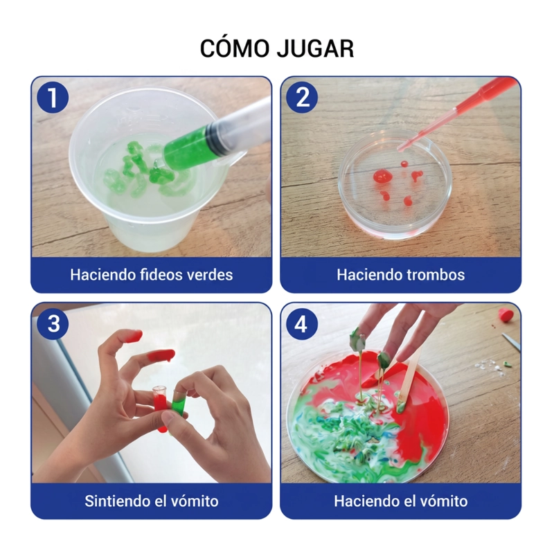 KIT DE CIENCIA EXPERIMENTO BACTERIA SLIME JUGUETE EDUCATIVO - 5
