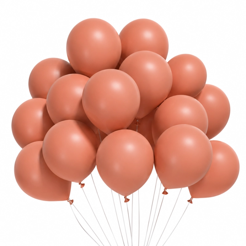 PACK X10 GLOBO TAMAÑO 25 CM FIESTA PIEL MACARÓN - 1