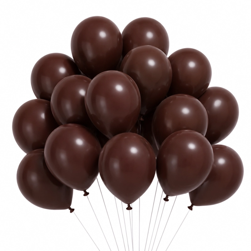 PACK X50 GLOBO TAMAÑO R12 TERRACOTA OSCURO VINTAGE - 1