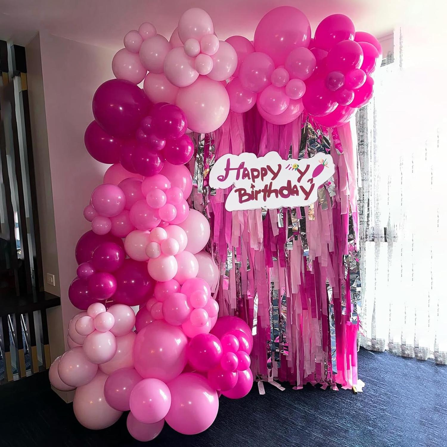 PACK X50 GLOBO TAMAÑO 30 CM ROSADO - 4
