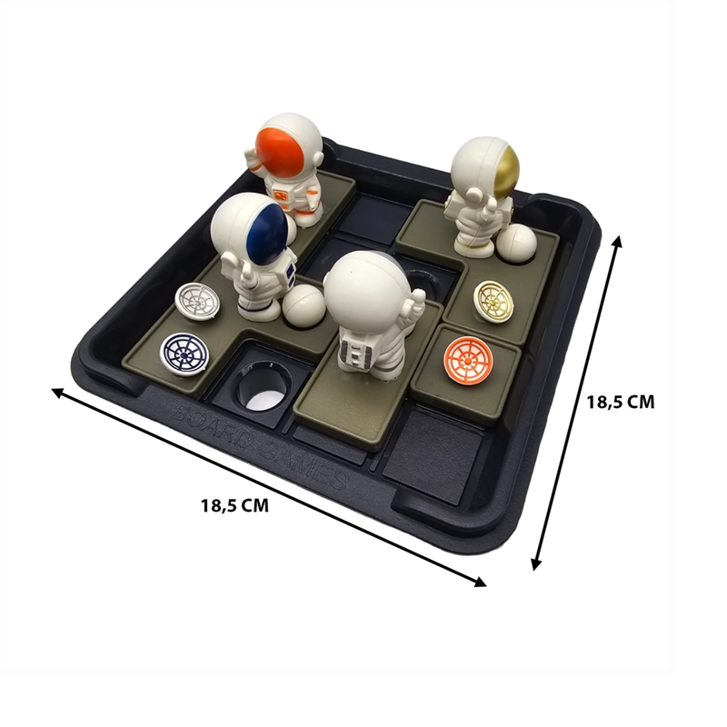 ROMPECABEZA AZUL 3D JUEGO DE HABILIDAD Y LOGICA FUNNY ASTRONAUTA - 5