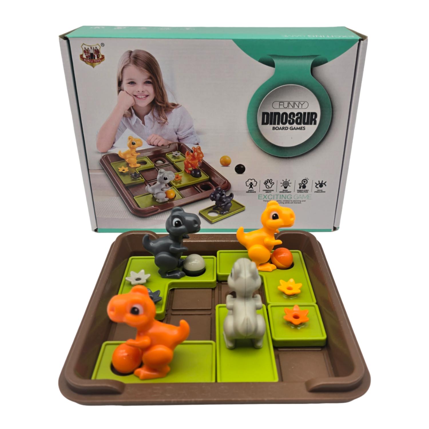 ROMPECABEZA VERDE 3D JUEGO DE HABILIDAD Y LOGICA FUNNY DINOSAURIO - 2