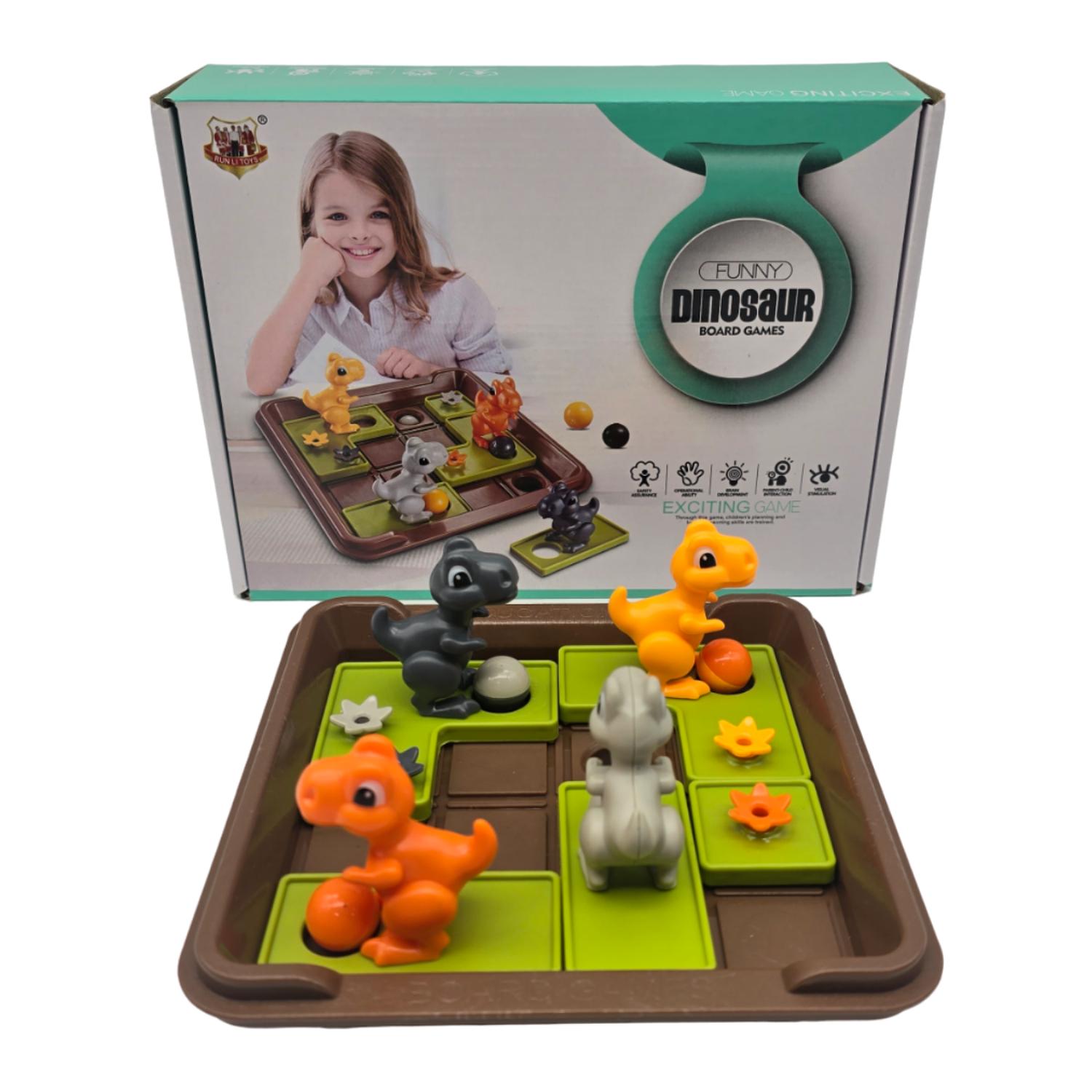 ROMPECABEZA VERDE 3D JUEGO DE HABILIDAD Y LOGICA FUNNY DINOSAURIO - 3