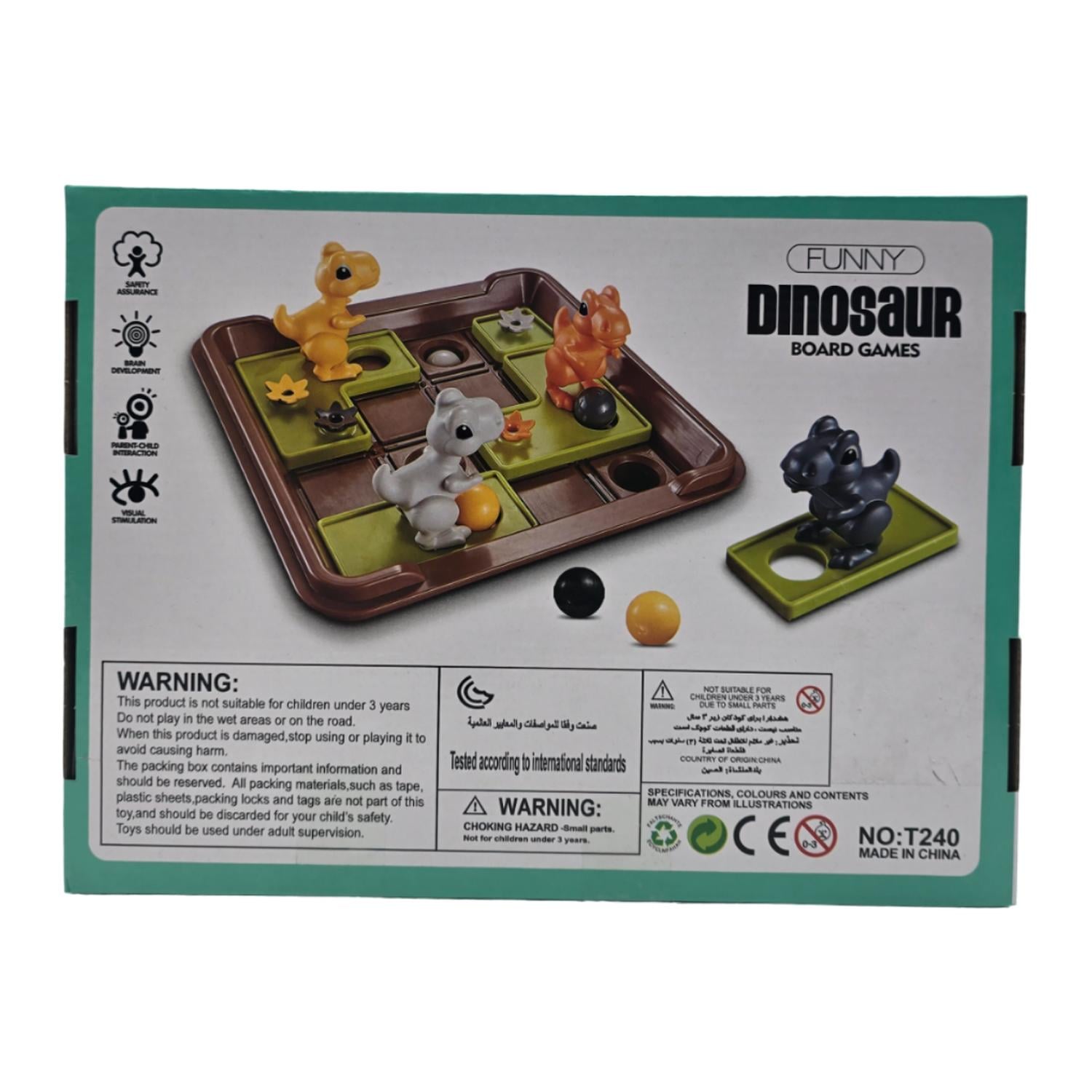 ROMPECABEZA VERDE 3D JUEGO DE HABILIDAD Y LOGICA FUNNY DINOSAURIO - 7