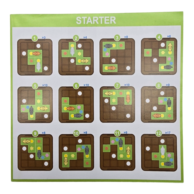ROMPECABEZA VERDE 3D JUEGO DE HABILIDAD Y LOGICA FUNNY DINOSAURIO - 9