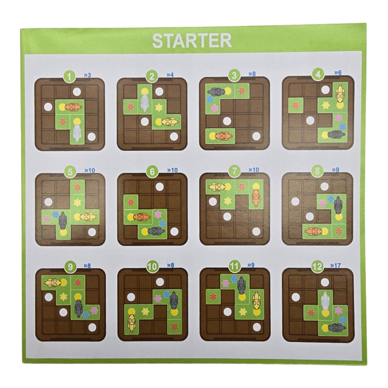 ROMPECABEZA VERDE 3D JUEGO DE HABILIDAD Y LOGICA FUNNY DINOSAURIO - 9