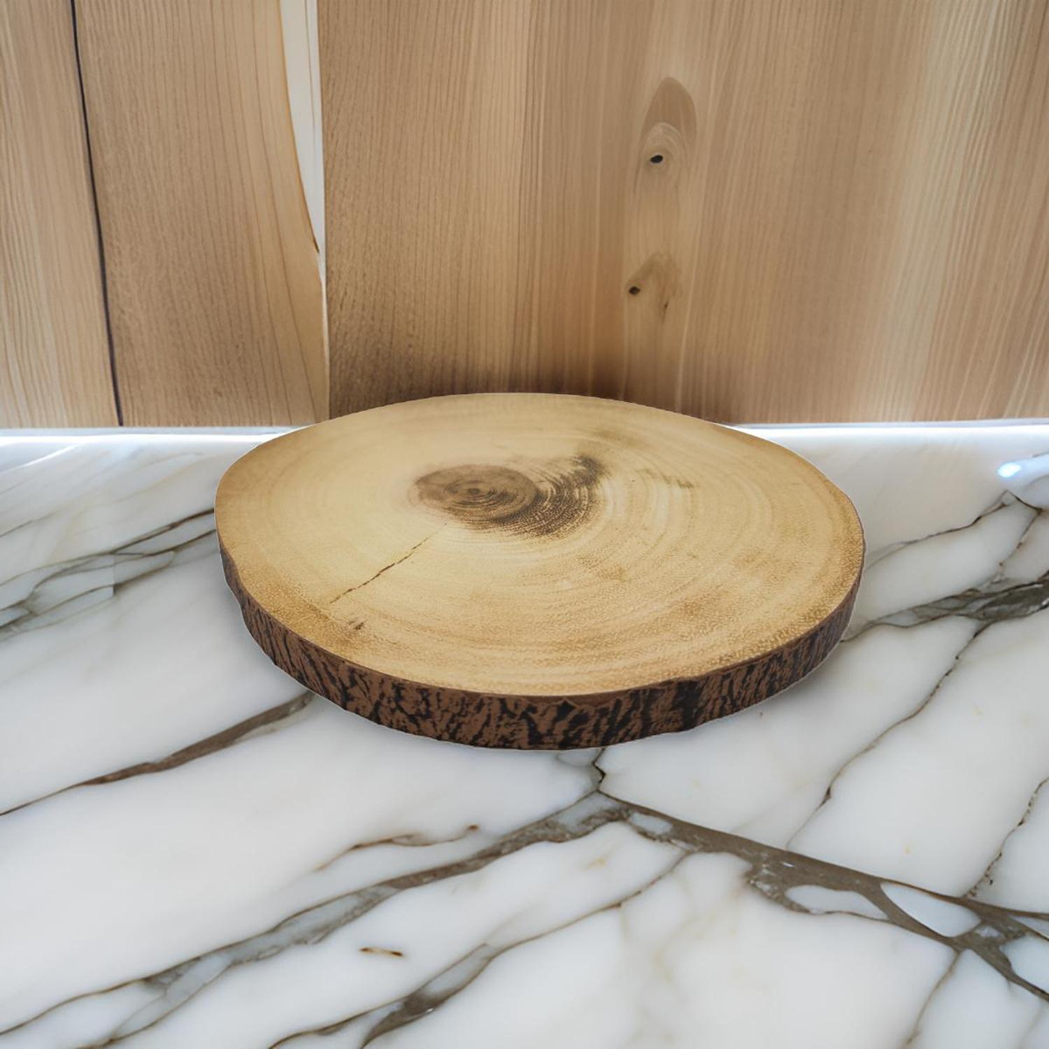 SOPORTE BASE PARA OLLAS CALIENTES DISEÑO TRONCO DE MADERA M - 3