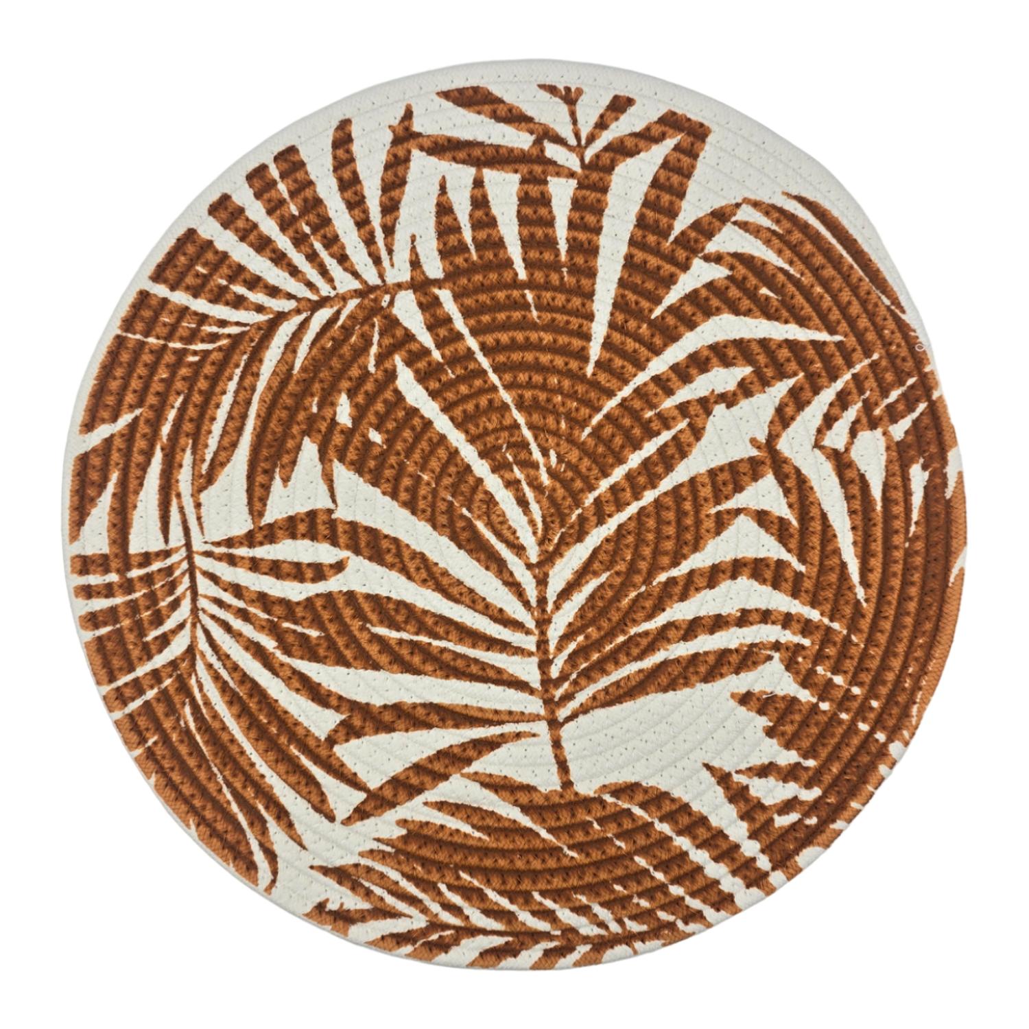 SET 2 BASE OLLA HOJAS COSAS CALIENTES INDIVIDUALES TERRACOTA - 1