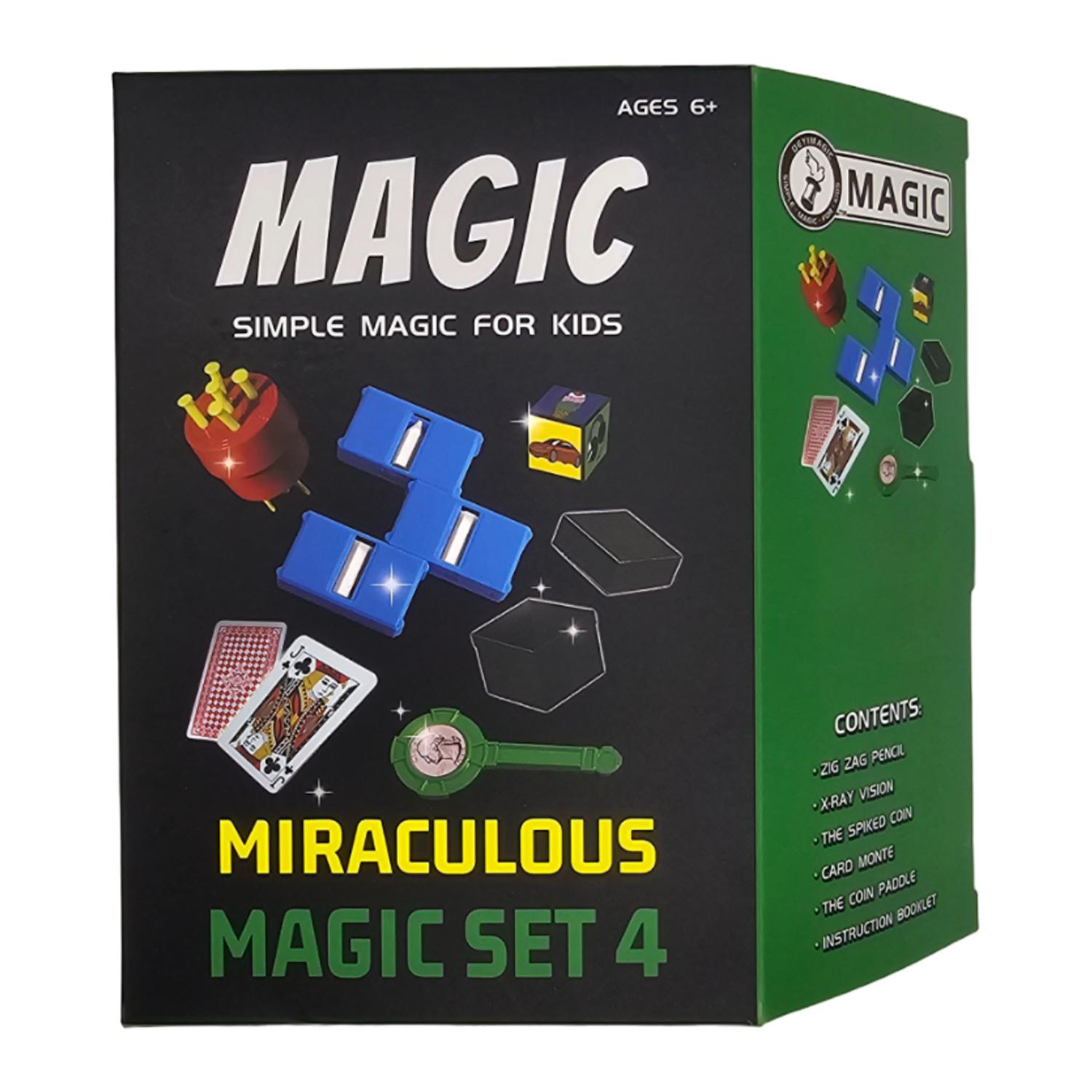 SET JUEGO MAGIA Y TRUCOS CLÁSICO NIÑO ADULTO VERDE - 4