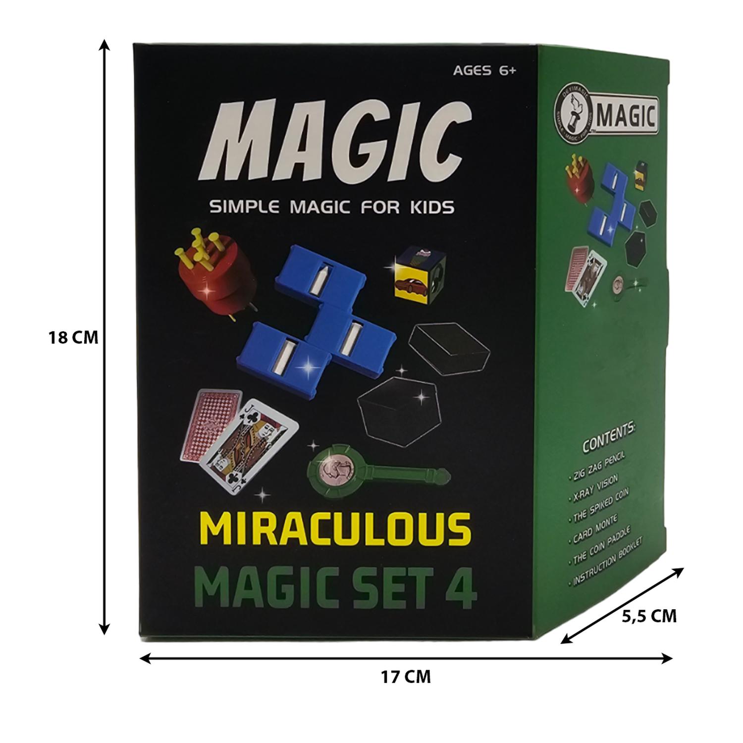 SET JUEGO MAGIA Y TRUCOS CLÁSICO NIÑO ADULTO VERDE - 5