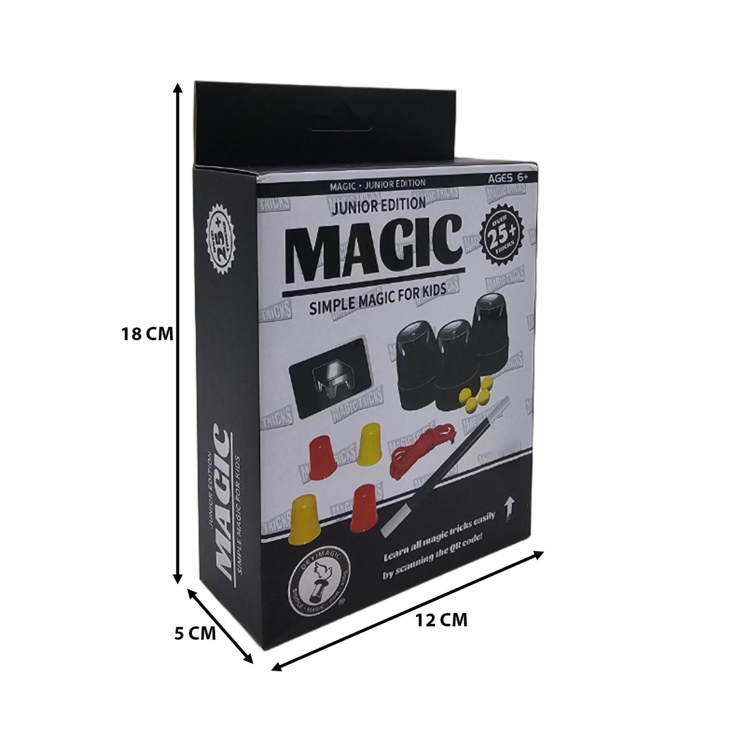 SET JUEGO MAGIA MAGIC 25 TRUCOS MAGO CON VARITA NIÑOS AMARILLO 2024 - 3