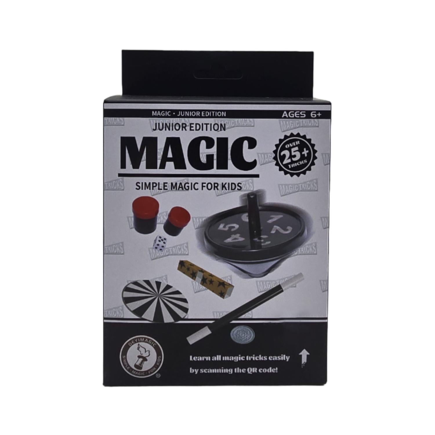 SET JUEGO MAGIA MAGIC 25 TRUCOS MAGO CON VARITA NIÑOS CREMA 2024 - 2