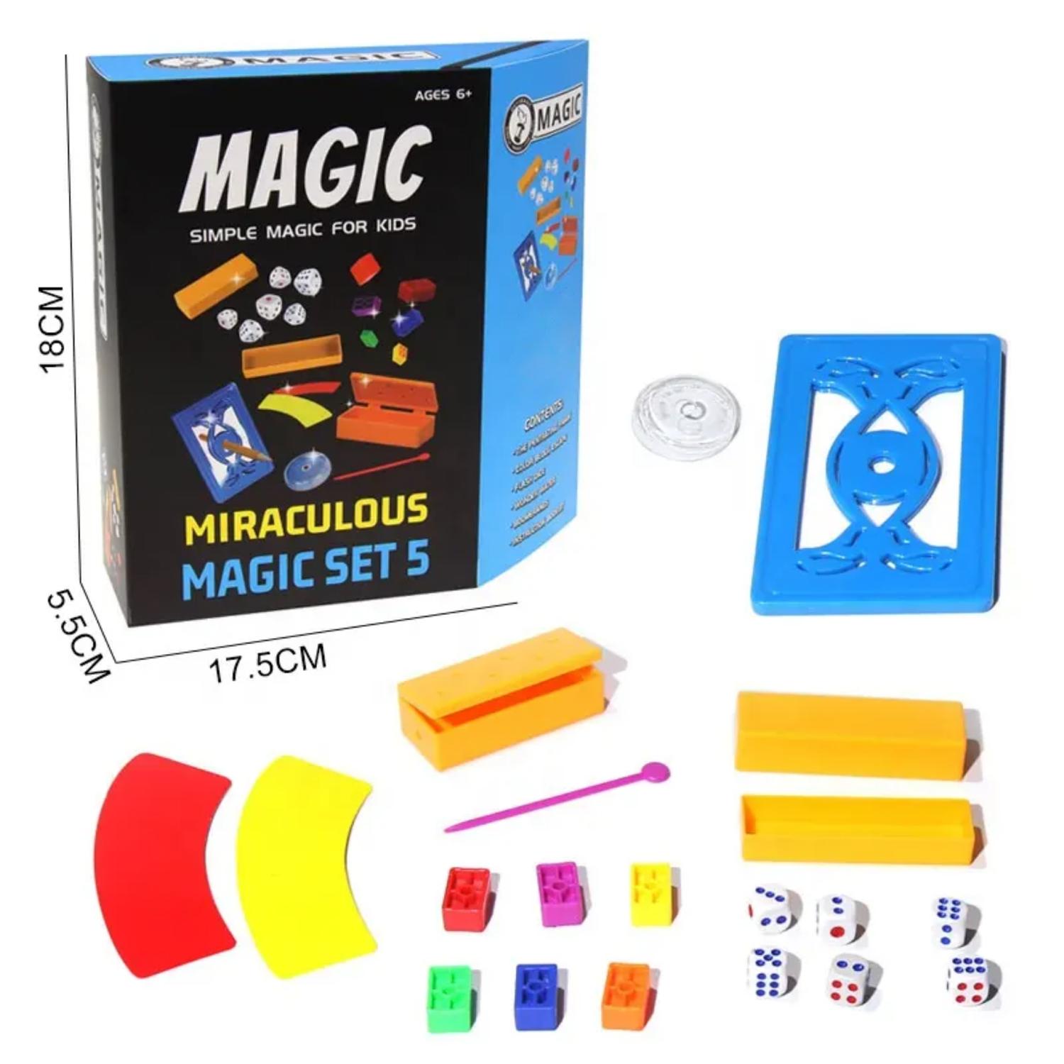 SET JUEGO MAGIA Y TRUCOS CLÁSICO NIÑO ADULTO CELESTE - 2
