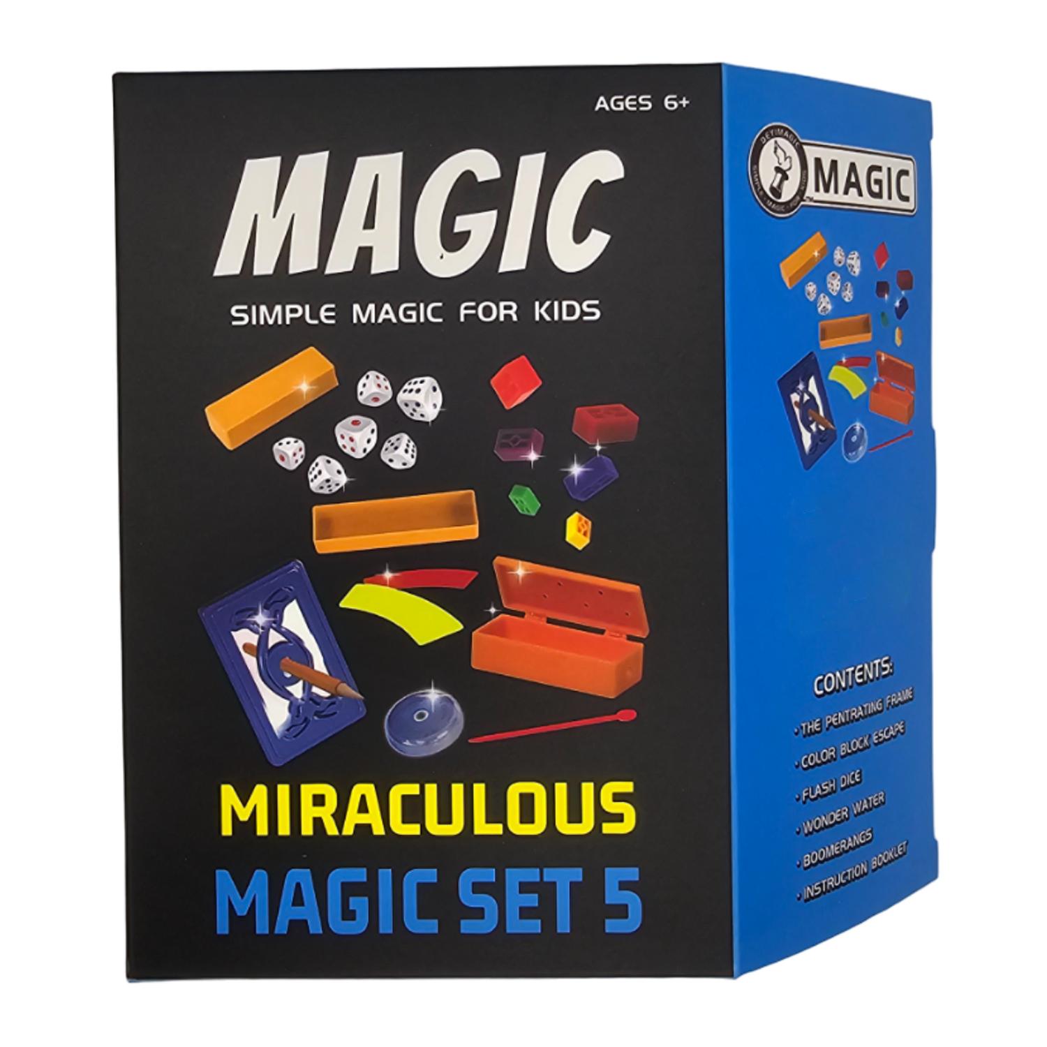 SET JUEGO MAGIA Y TRUCOS CLÁSICO NIÑO ADULTO CELESTE - 4