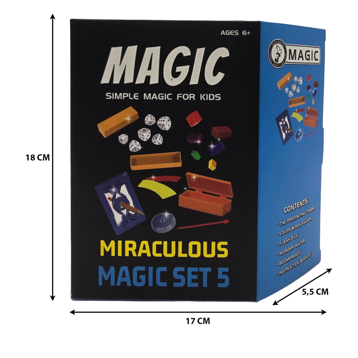 SET JUEGO MAGIA Y TRUCOS CLÁSICO NIÑO ADULTO CELESTE - 5