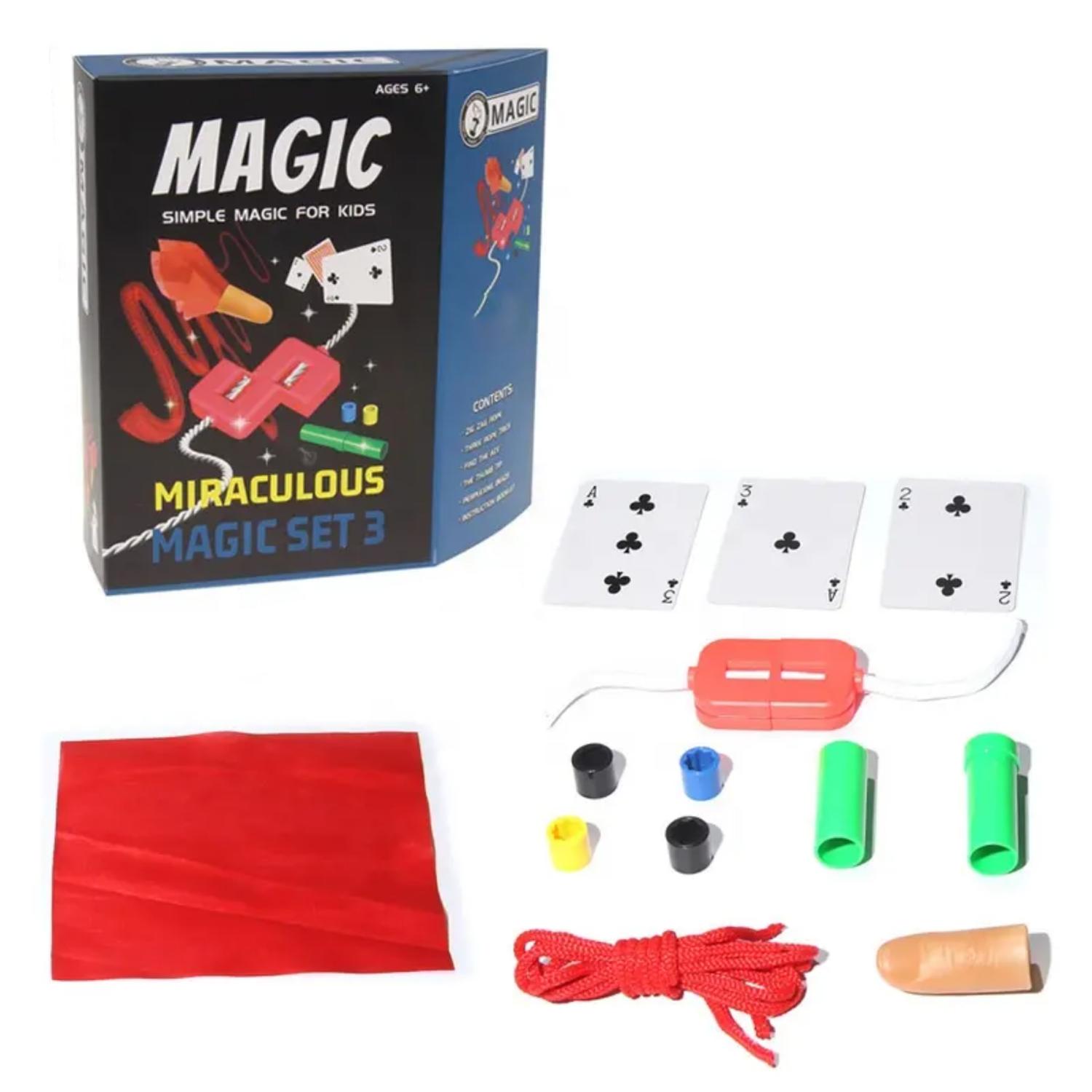 SET JUEGO MAGIA Y TRUCOS CLÁSICO NIÑO ADULTO AZUL - 1