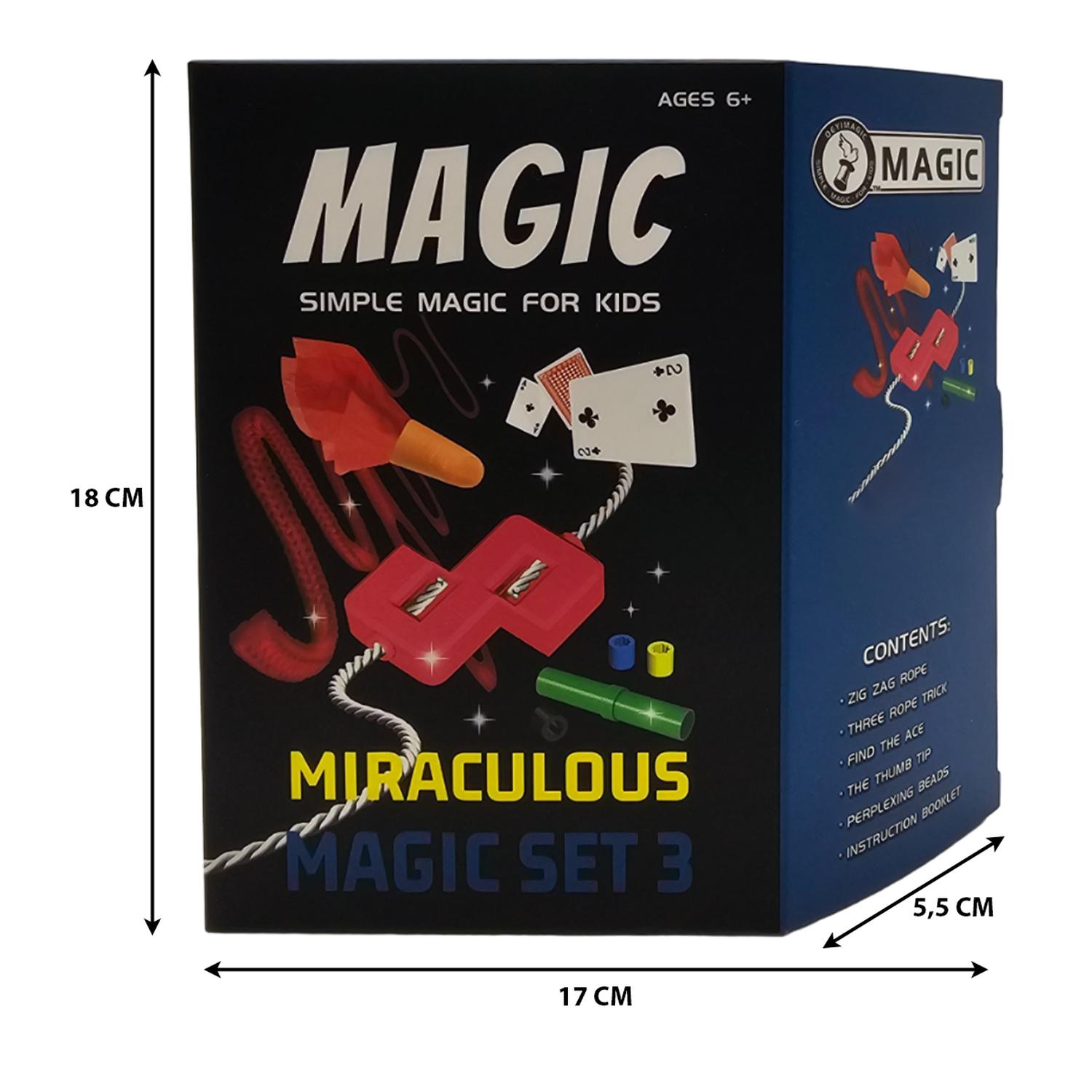 SET JUEGO MAGIA Y TRUCOS CLÁSICO NIÑO ADULTO AZUL - 5
