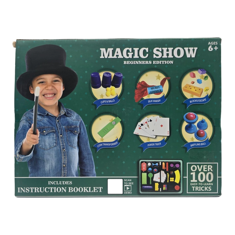 SET JUEGO DE MAGIA MAGIC 100 TRUCOS DE MAGO CON VARITA NIÑOS - 6