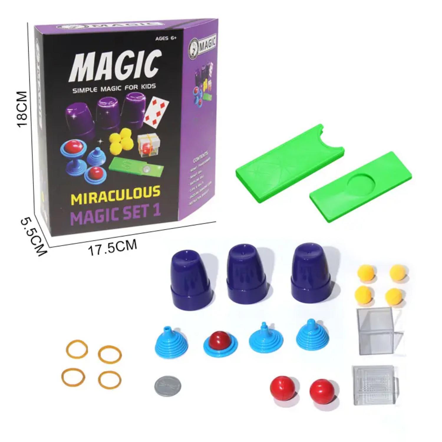 SET JUEGO MAGIA Y TRUCOS CLÁSICO NIÑO ADULTO MORADO - 2