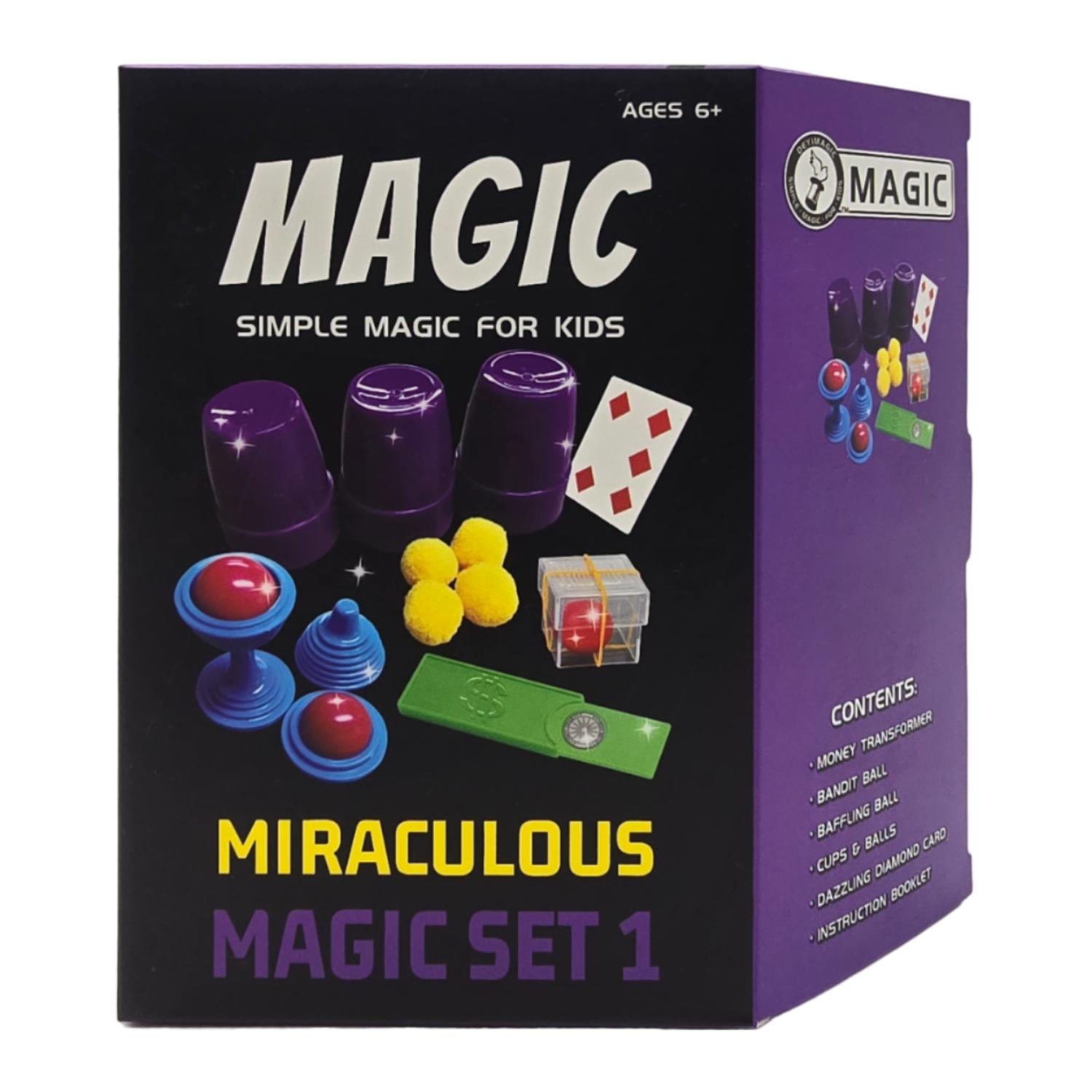 SET JUEGO MAGIA Y TRUCOS CLÁSICO NIÑO ADULTO MORADO - 3