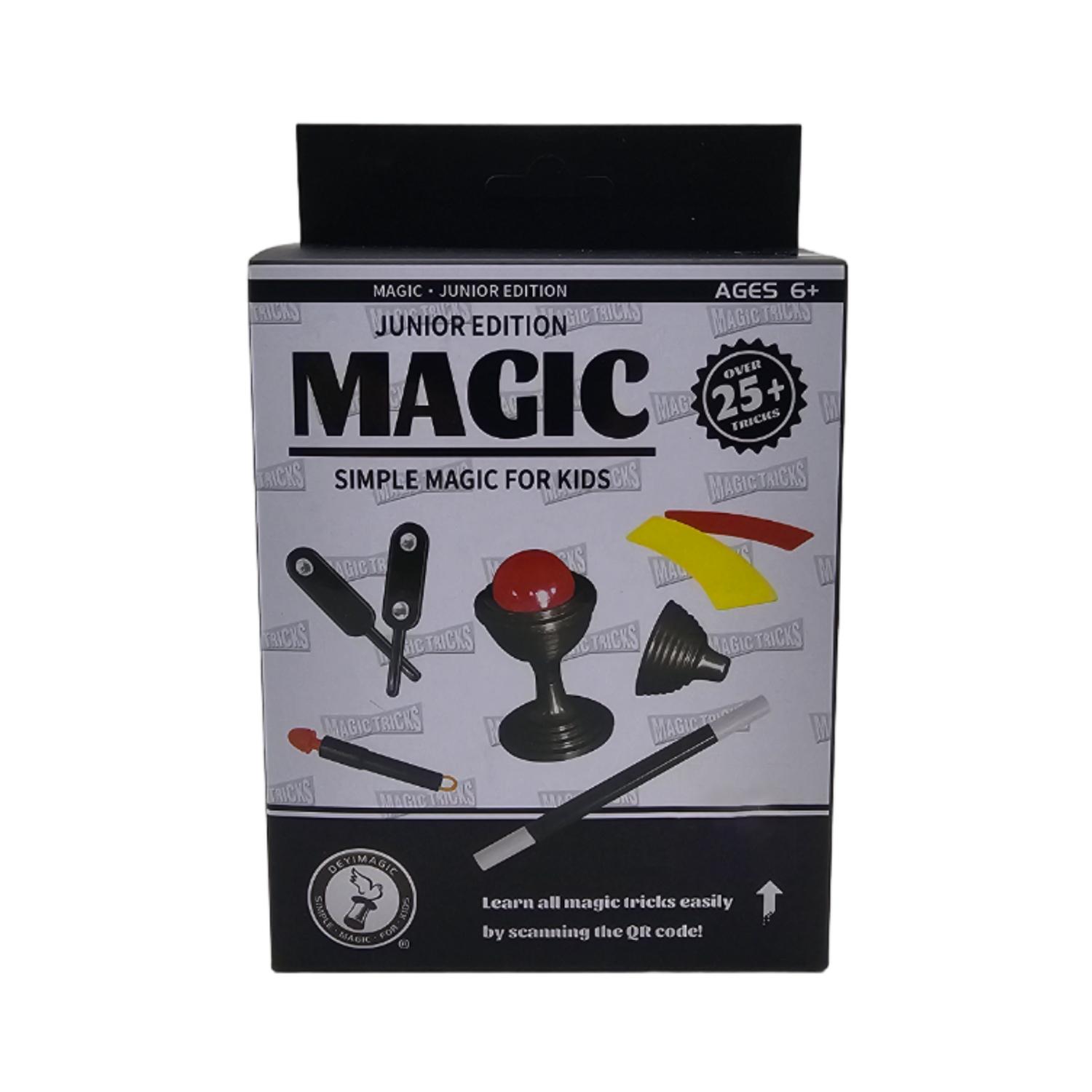 SET JUEGO MAGIA MAGIC 25 TRUCOS MAGO CON VARITA NIÑOS BLANCO 2024 - 2