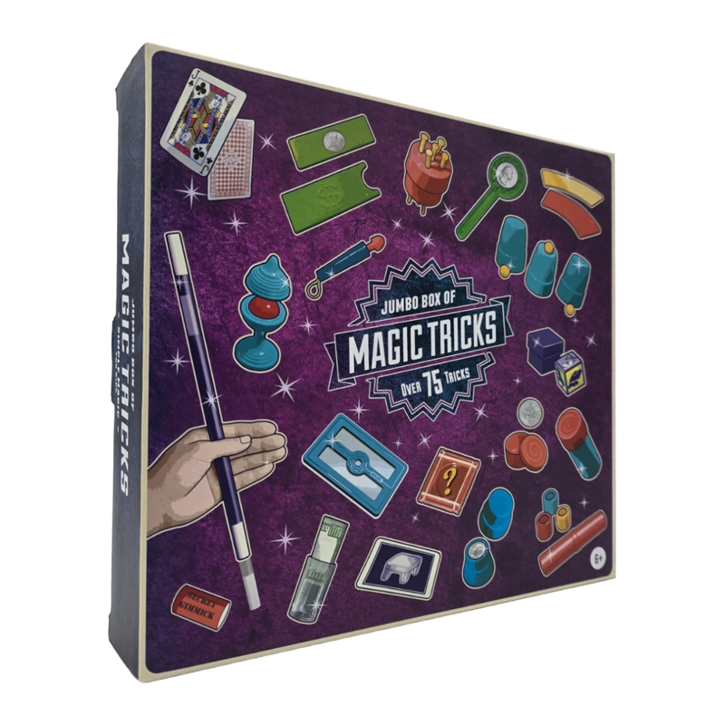 SET JUEGO DE MAGIA MAGIC 75 TRUCOS DE MAGO CON VARITA NIÑOS - 1