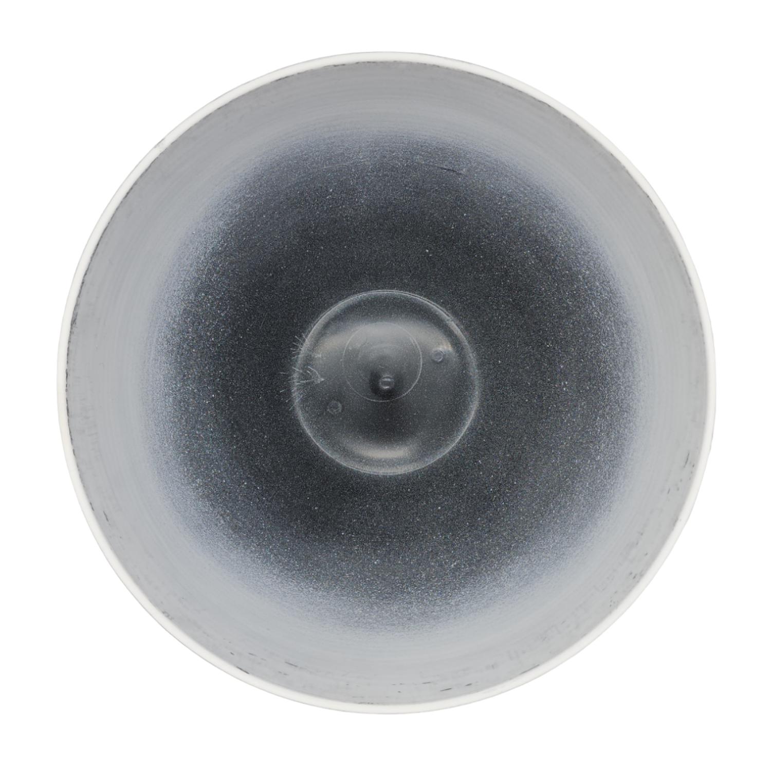 MACETERO MACETA DISEÑO RAYAS ENVEJECIDO DE PLASTICO BLANCO L - 4