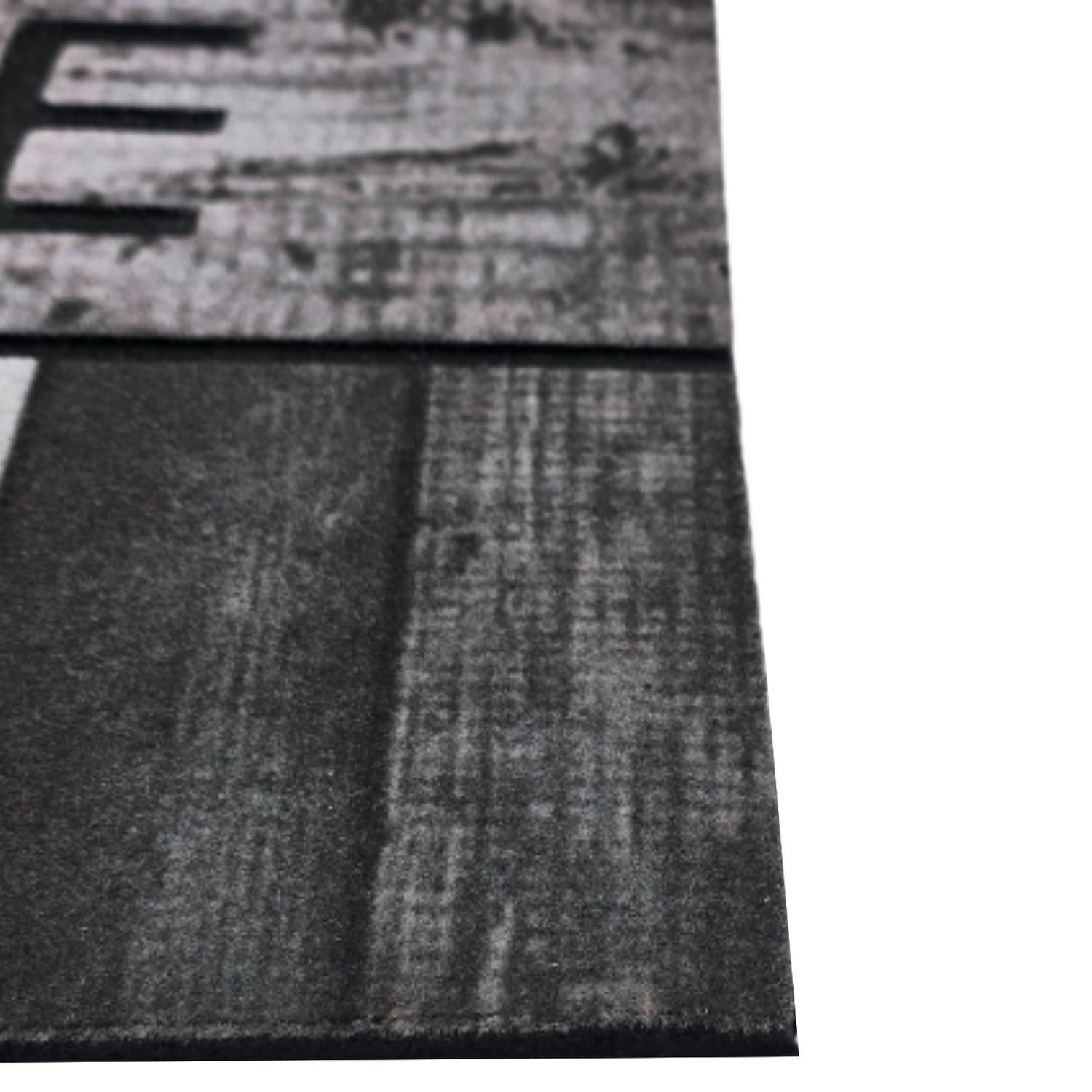 ALFOMBRA FELPUDO LIMPIAPIES ENTRADA WELCOME GRIS - 3
