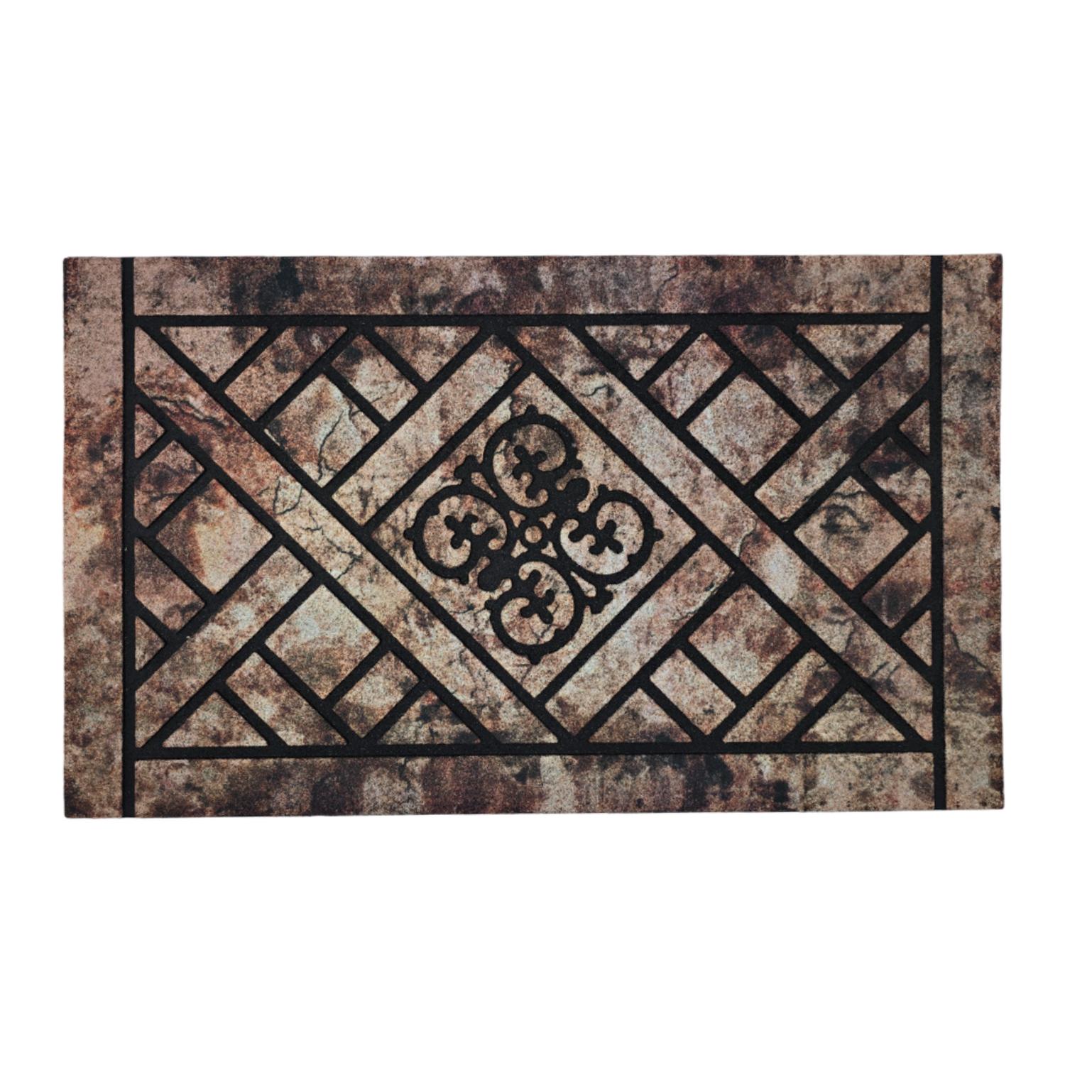 ALFOMBRA FELPUDO VINTAGE LIMPIAPIES ENTRADA - 1